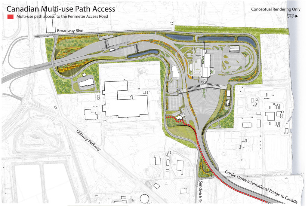 accès par chemin multi-usage canadien