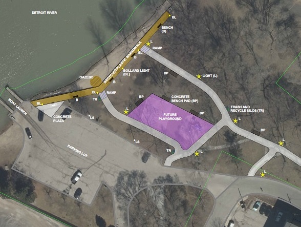 plan de site au Parc McKee