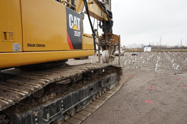 Installation du canalisation Wick