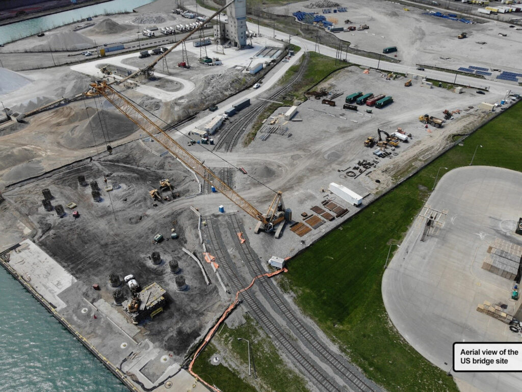 Progrès au site du pont américain - 17 juin 2020