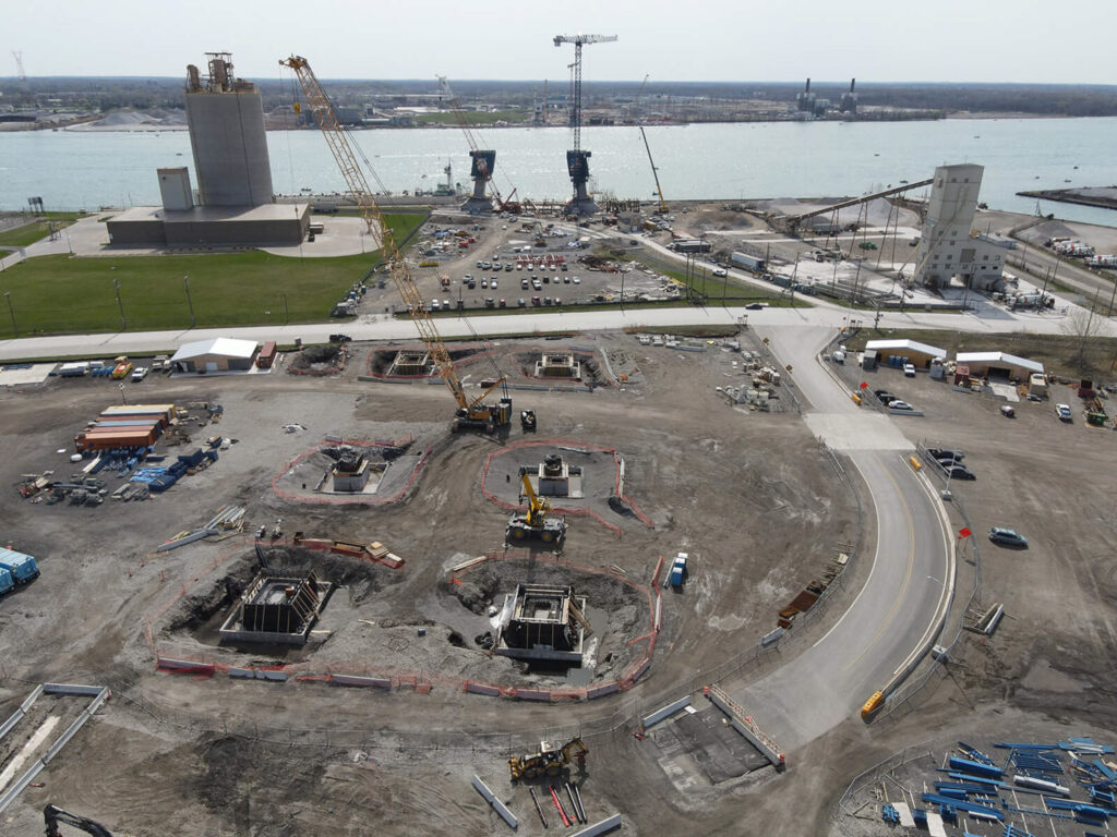 Progrès au site du pont américain - 27 avril 2021