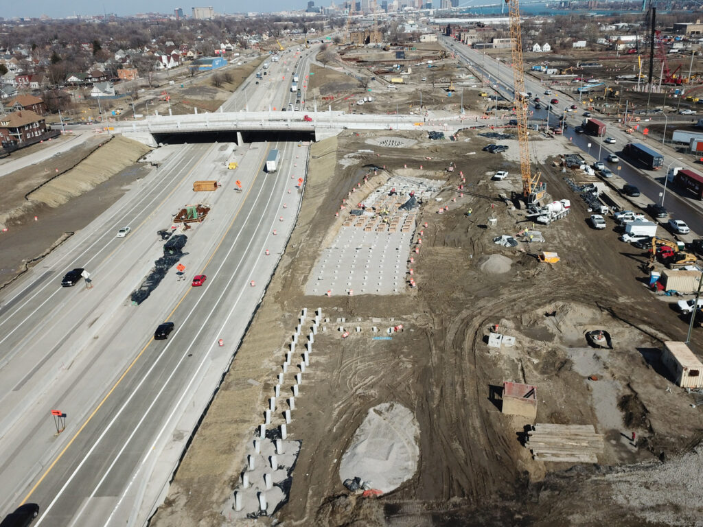 Progrès de l'échangeur du Michigan - 20 avril 2022