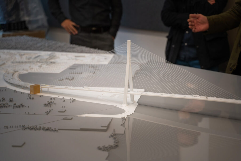 Maquette du projet du pont International Gordie-Howe