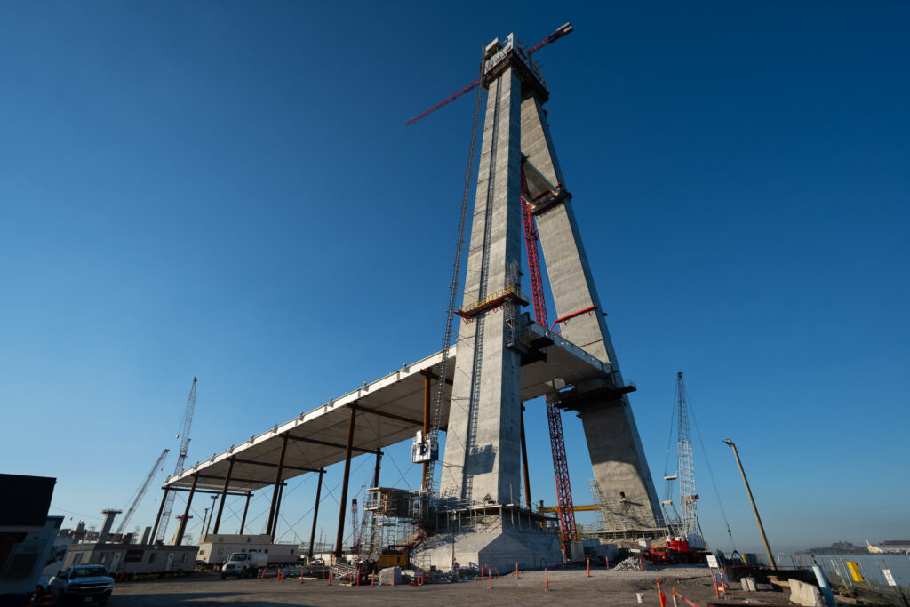 Progrès au site du pont canadien - 4 octobre 2022