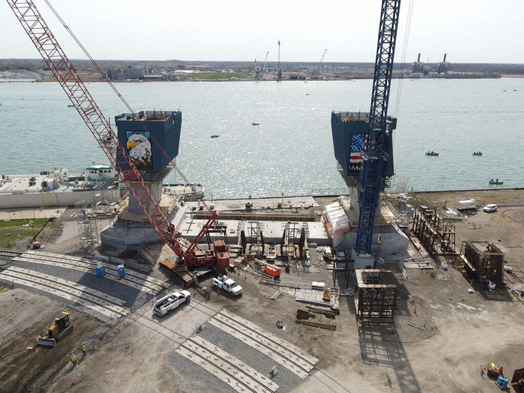 Progrès au site du pont américain - 27 avril 2021