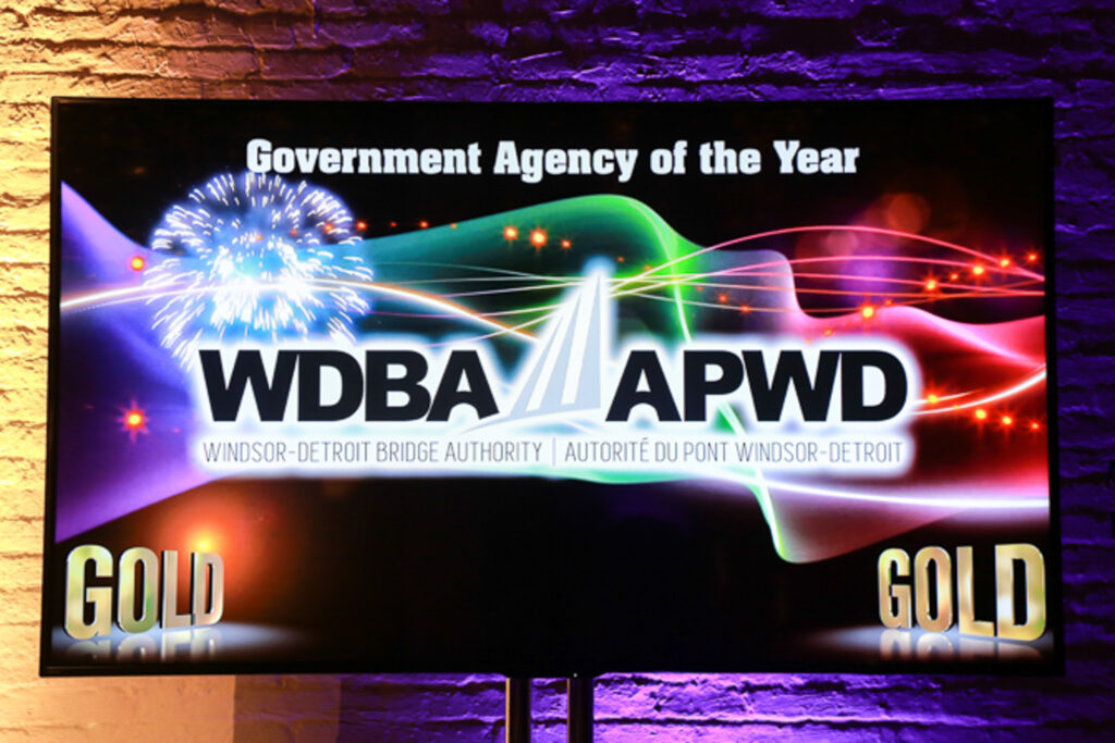 Gagnants du pont international Gordie-Howe et de l'APWD aux P3 Awards - 10 octobre 2019