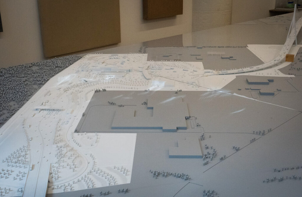 Maquette du projet du pont International Gordie-Howe