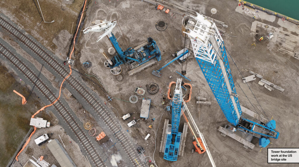 Progrès au site du pont américain - 17 juin 2020