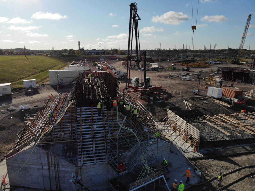 Progrès au site du pont canadien - 6 octobre 2020
