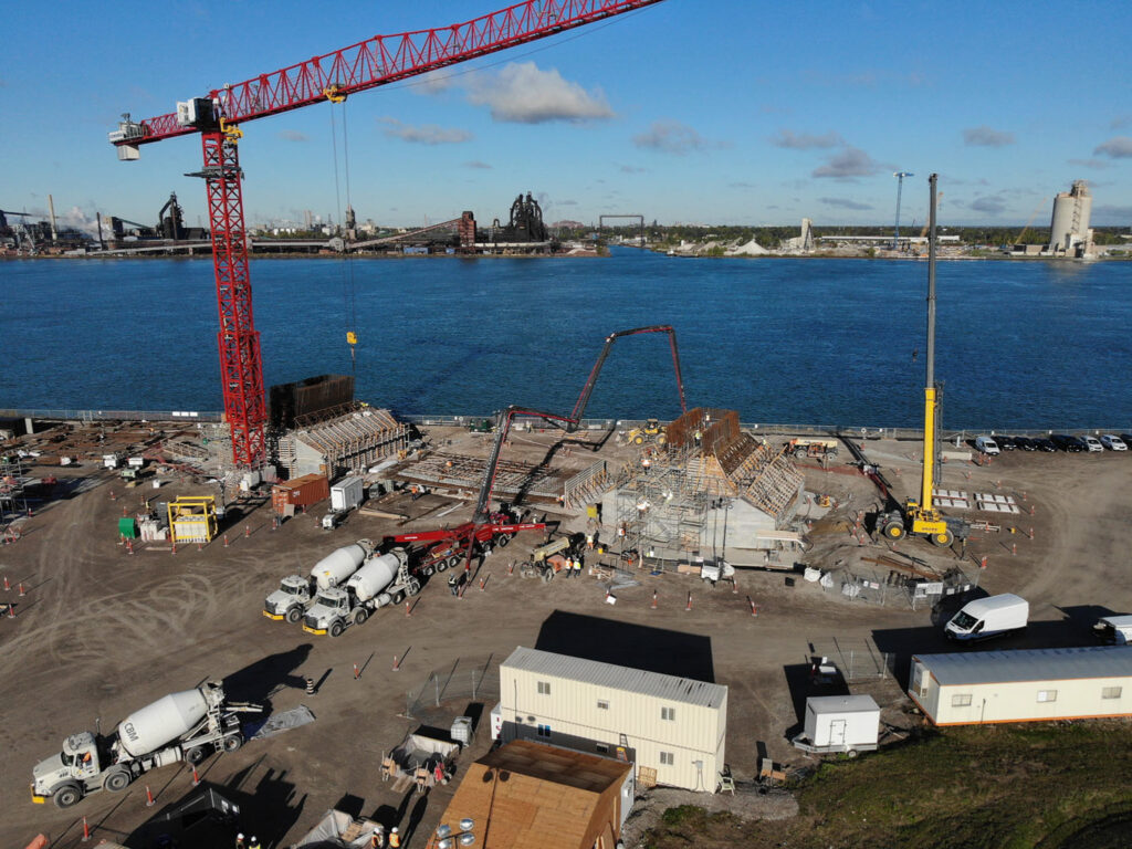 Progrès au site du pont canadien - 6 octobre 2020