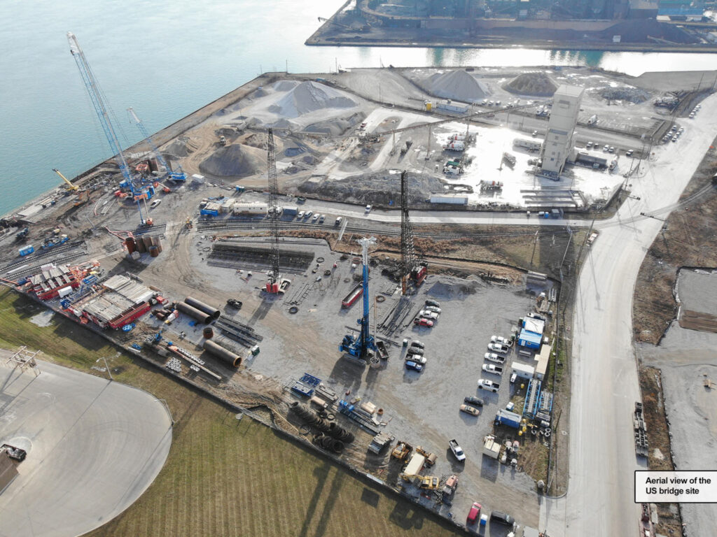 Progrès au site du pont américain - 17 juin 2020