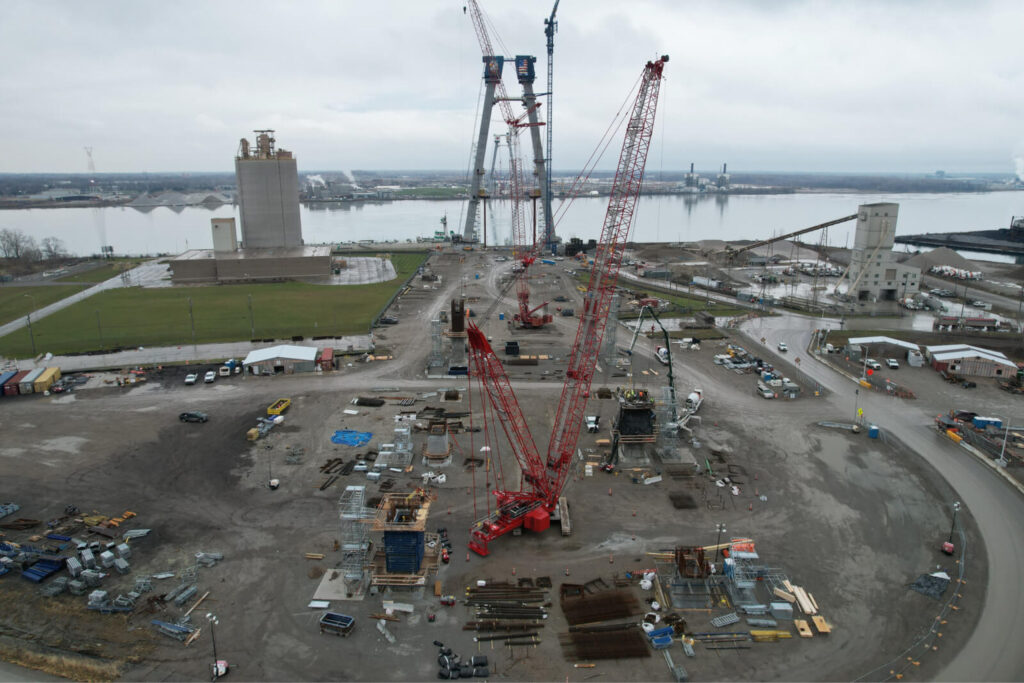 Progrès au site du pont américain - 10 février 2022