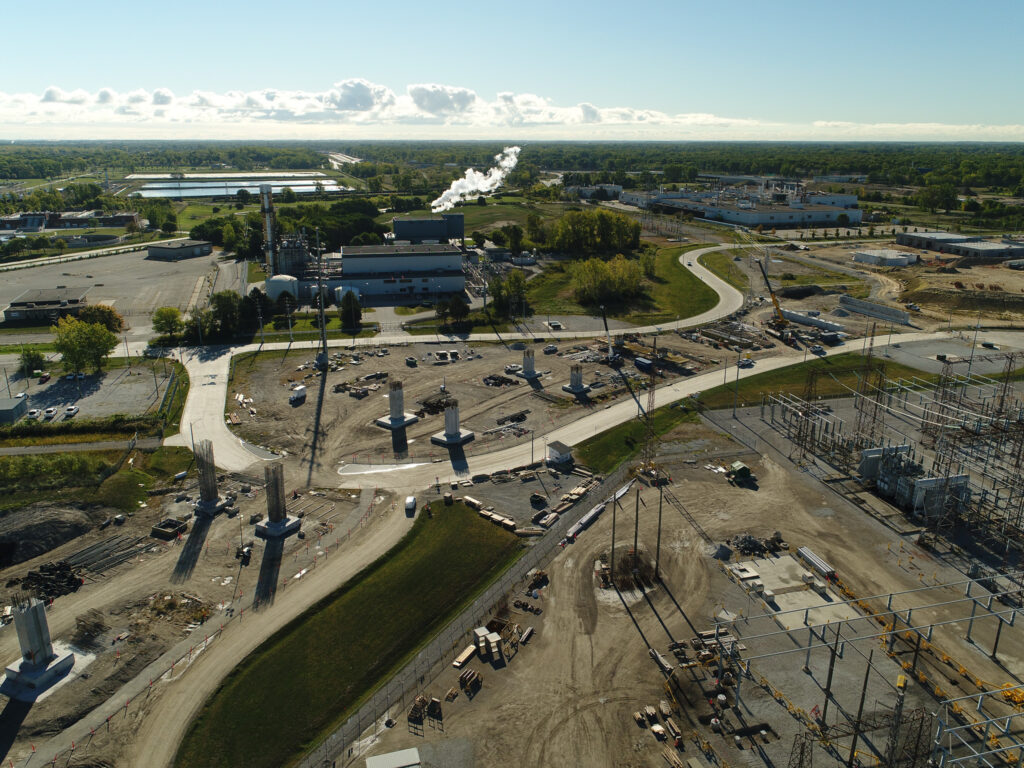 Progrès au site du pont canadien - 4 octobre 2022