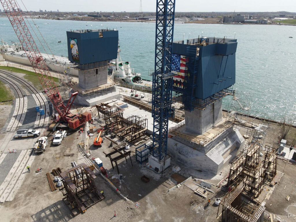 Progrès au site du pont américain - 27 avril 2021