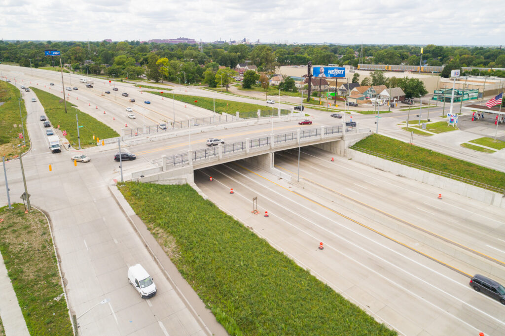 Progrès de l'échangeur du Michigan - septembre 2023