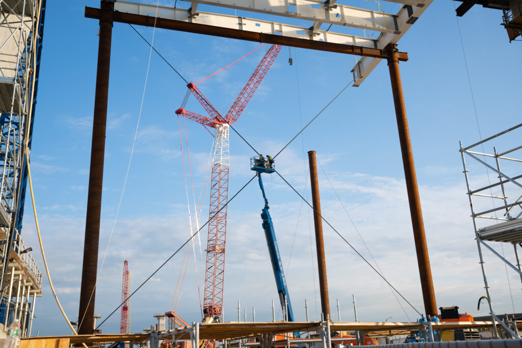 Progrès au site du pont américain - 30 août 2022