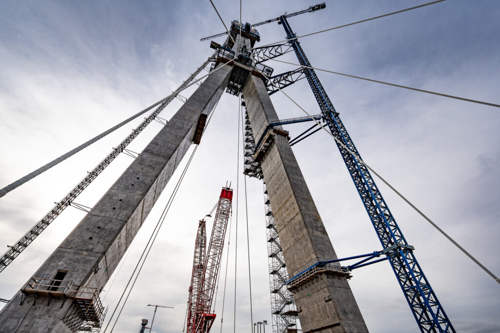 Progrès au site du pont américain - avril 2023