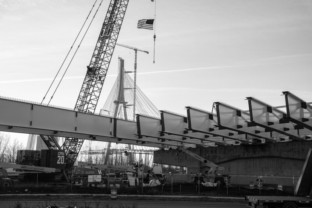 Progrès de l'échangeur du Michigan - décembre 2023