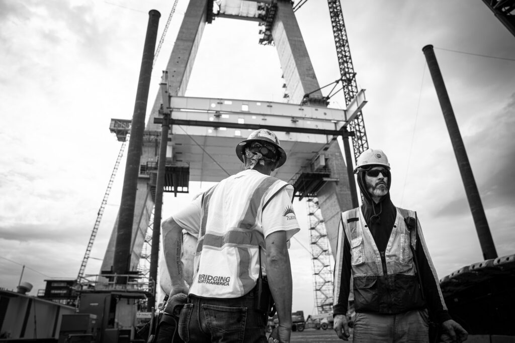 Progrès au site du pont américain - 30 août 2022