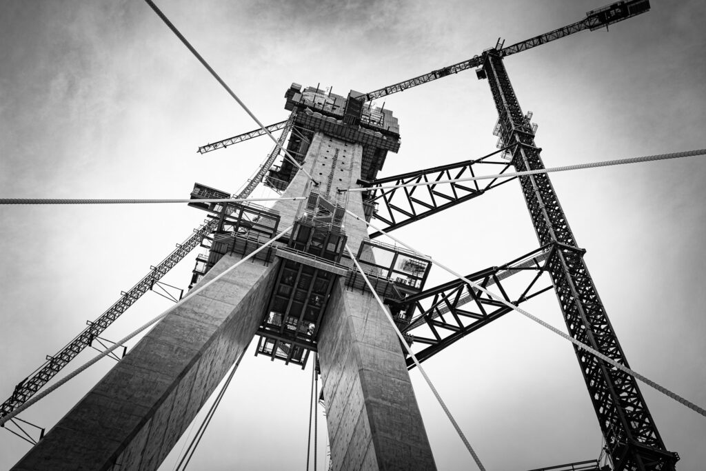 Progrès au site du pont américain - avril 2023