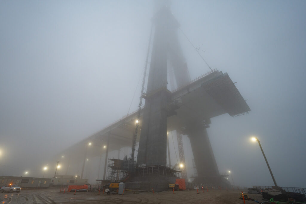 Progrès au site du pont canadien - avril 2023