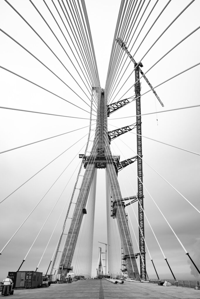 Progrès au site du pont américain - printemps 2024