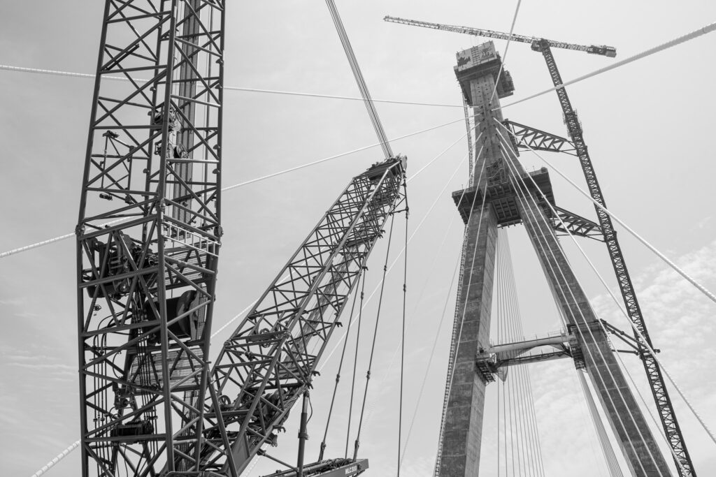 Progrès au site du pont canadien - juillet 2023