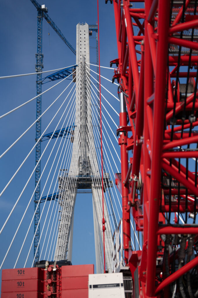 Progrès au site du pont américain - décembre 2023