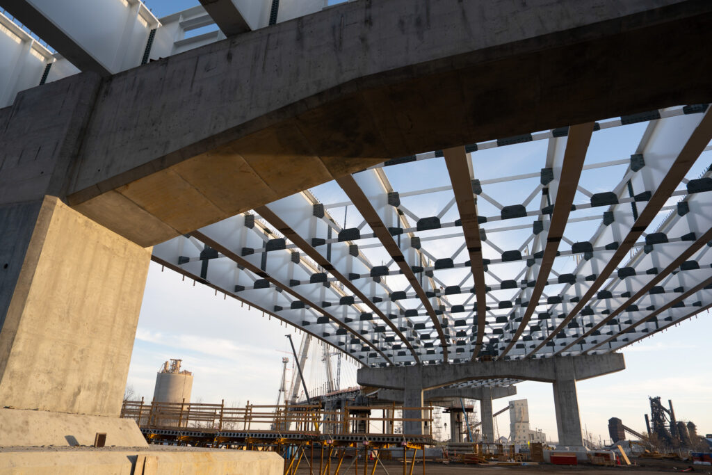 Progrès au site du pont américain - décembre 2023