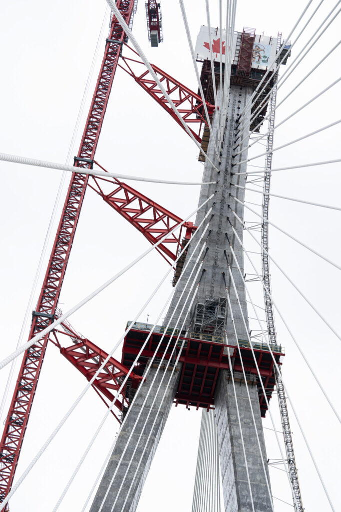 Progrès au site du pont canadien - septembre 2023