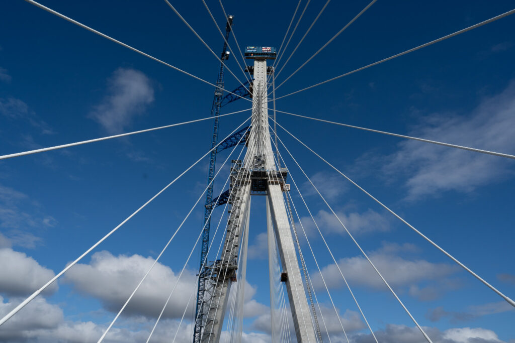 Progrès au site du pont américain - septembre 2023