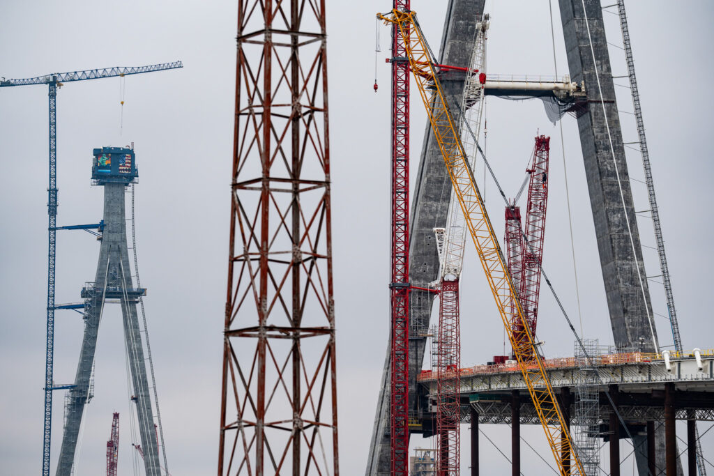 Progrès au site du pont canadien - avril 2023