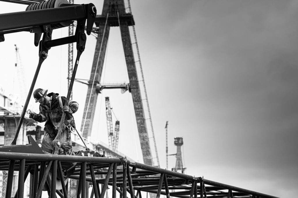 Progrès au site du pont canadien - avril 2023
