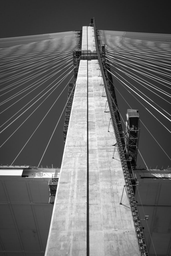 Progrès du site du pont canadien et américain - juin 2024