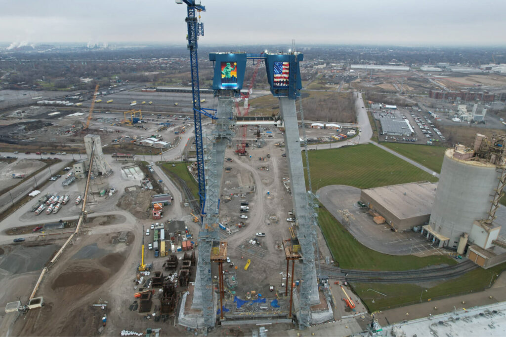 Progrès au site du pont américain - 10 février 2022