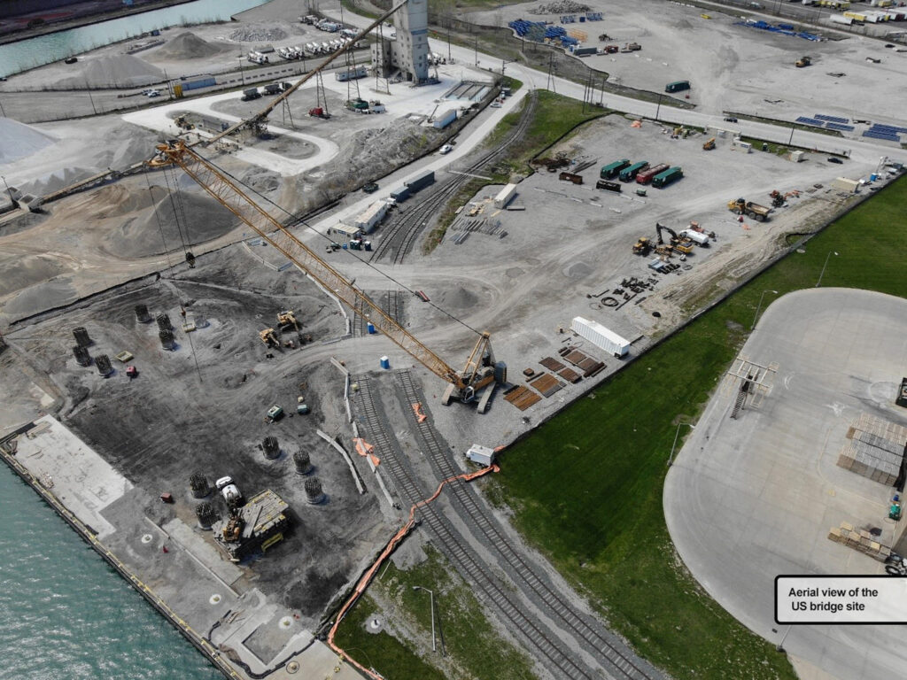 Progrès au site du pont américain - 17 juin 2020