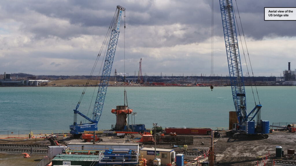 Progrès au site du pont américain - 17 juin 2020
