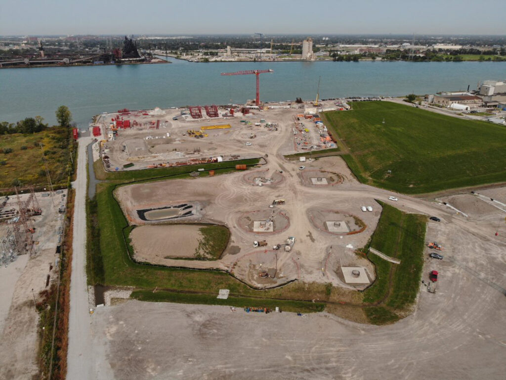 Progrès au site du pont canadien - 6 octobre 2020