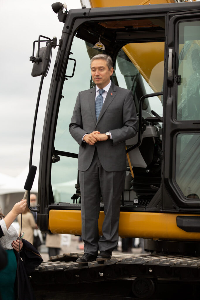 Début des travaux de construction - 5 octobre 2018