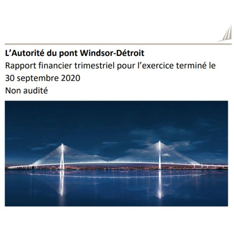 Rapport Financier du Deuxième Trimestre Septembre 2020