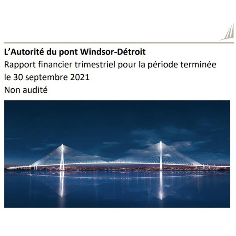 Rapport Financier du Deuxième Trimestre Septembre 2021