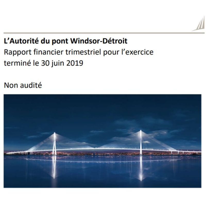 Rapport Financier du Premier Trimestre Juin 2019