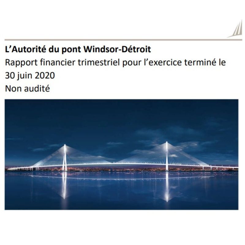 Rapport Financier du Premier Trimestre Juin 2020
