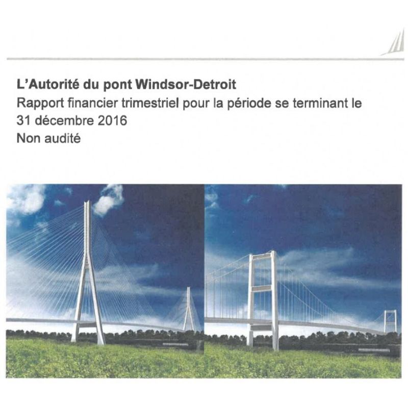Rapport Financier du Troisième Trimestre Decembre 2016