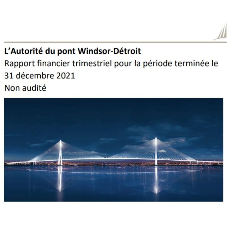 Rapport Financier du Troisième Trimestre Decembre 2021