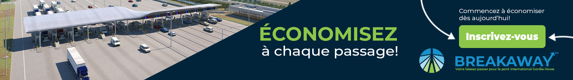 Bannière promotionnelle Économisez dès aujourd’hui de l’argent chaque fois que vous payez